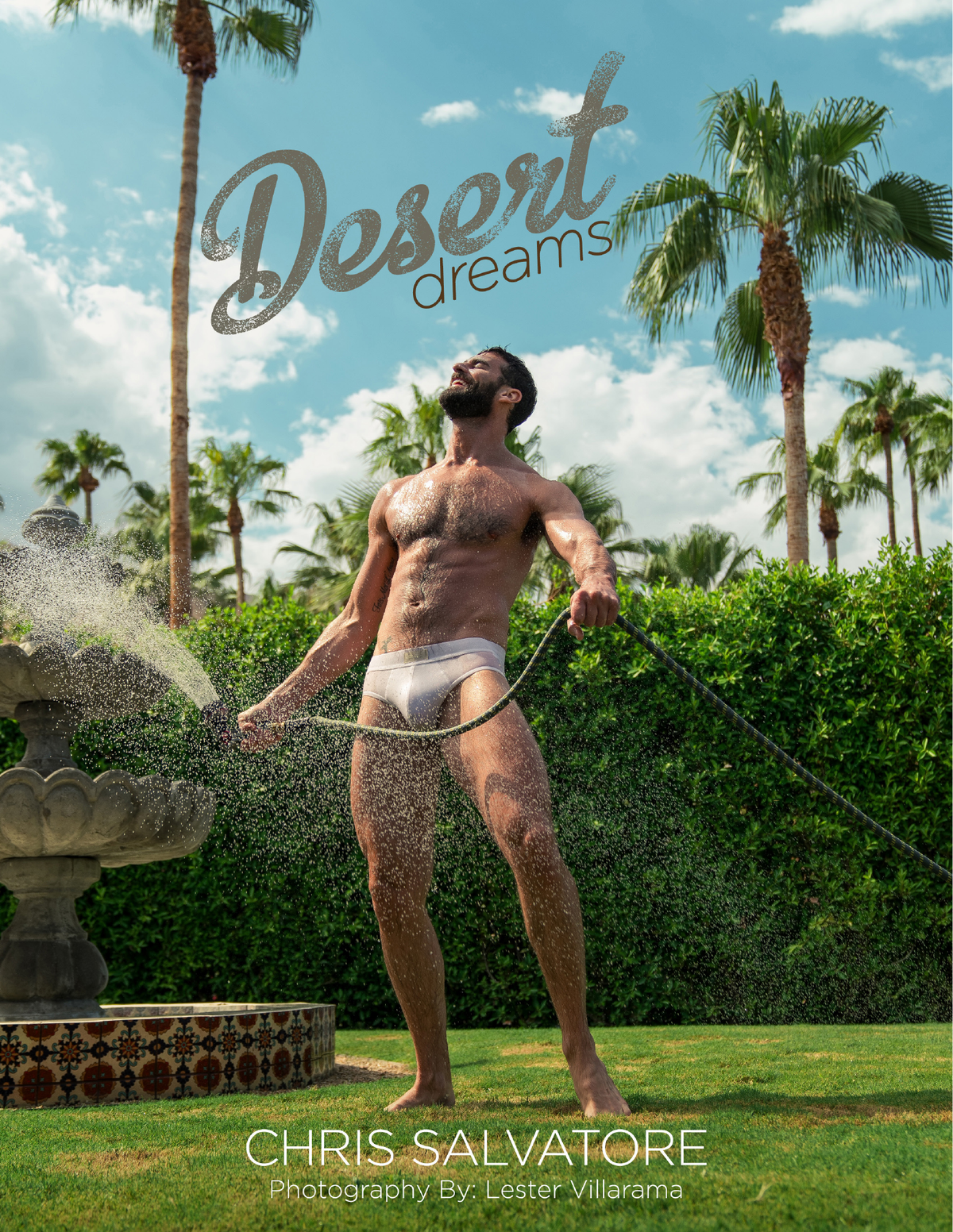 Desert Dreams front cover featuring Chris Salvatore, with photography by Lester Villarama