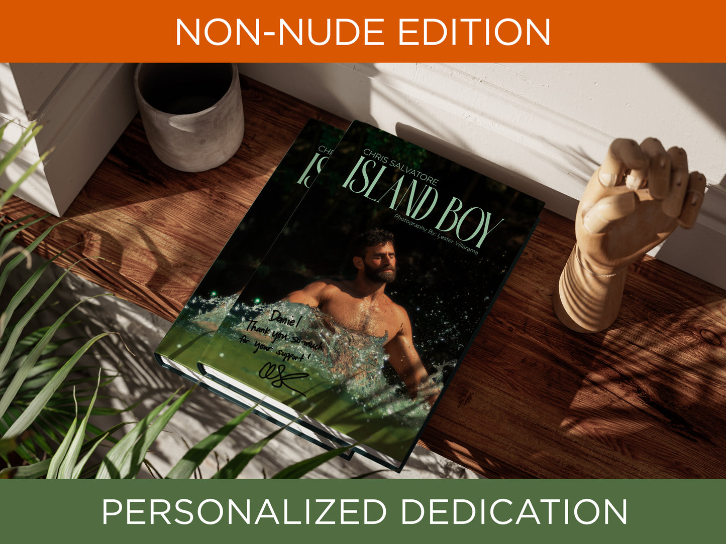 "Island Boy" NON-NUDE Hardcover Book (SIGNED)