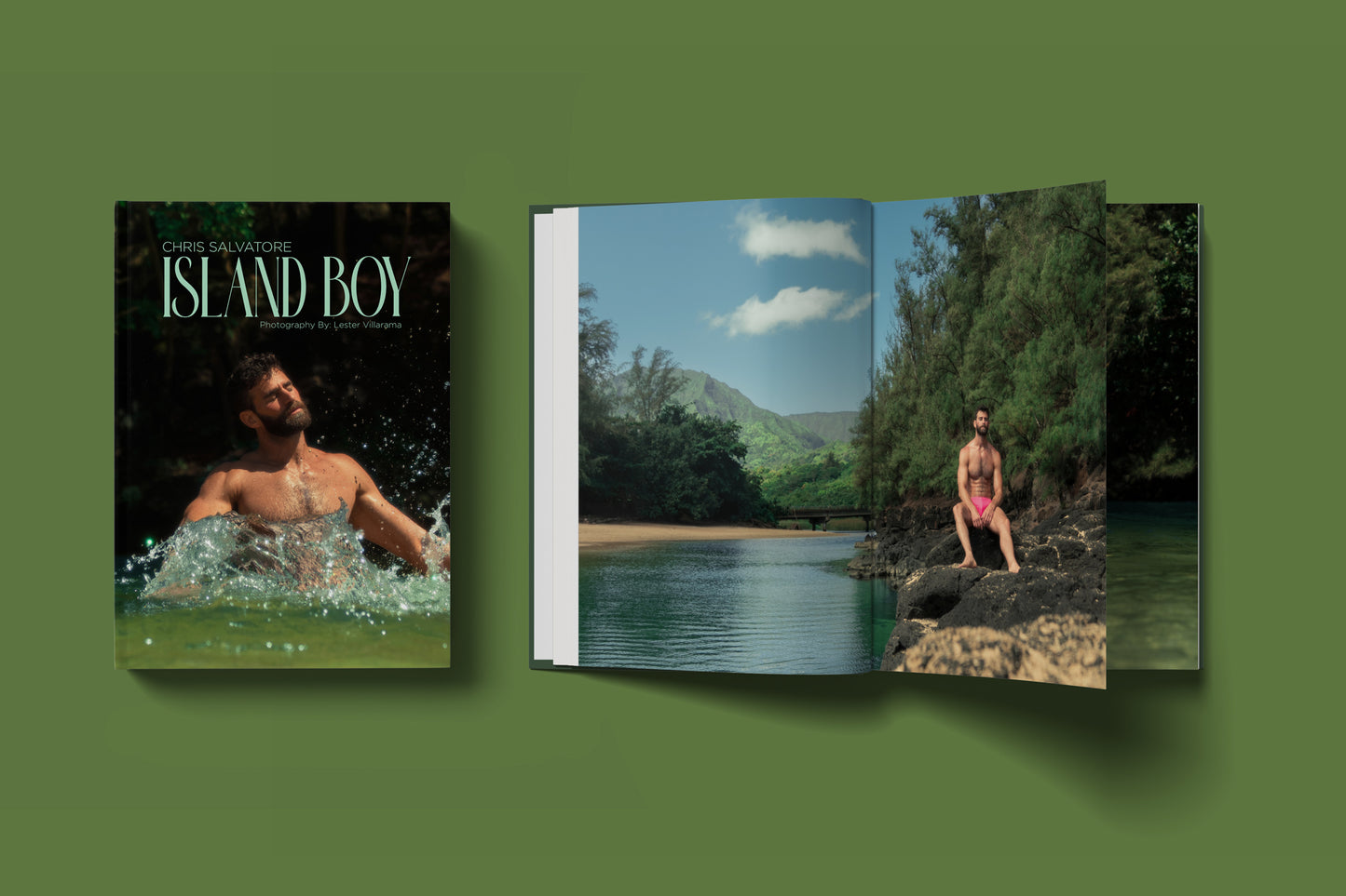 "Island Boy" NON-NUDE Hardcover Book (SIGNED)