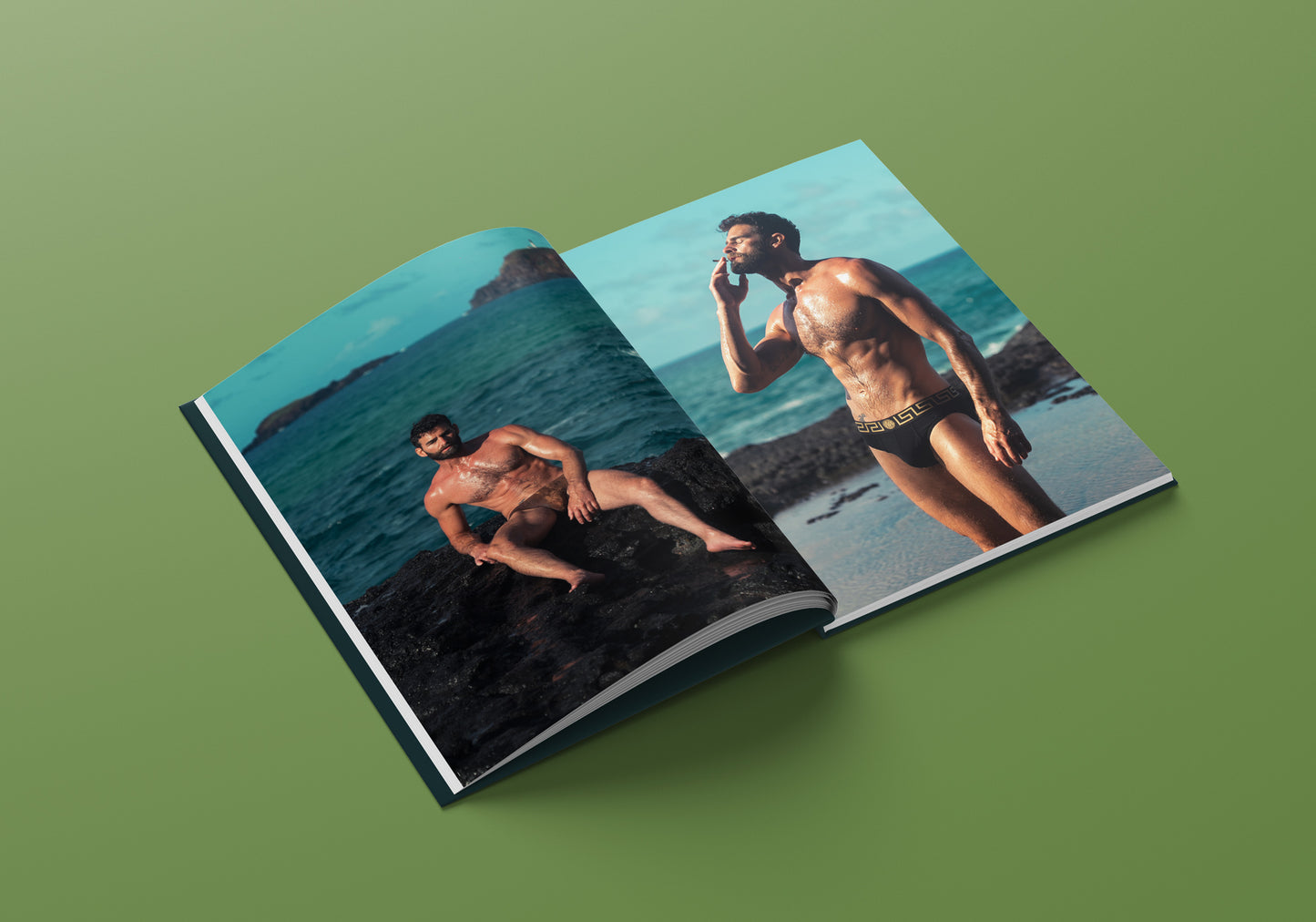 "Island Boy" NON-NUDE Hardcover Book (SIGNED)