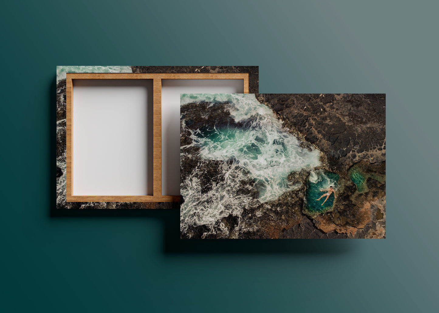 Island Boy "TIDE POOL" 16 x 24 Canvas Print